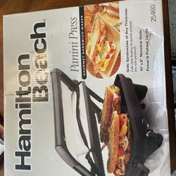 Panini press - Hamilton beach