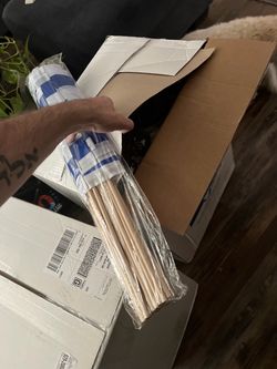 (10) 🇮🇱 Israeli Hand-held Birch Wood Flags