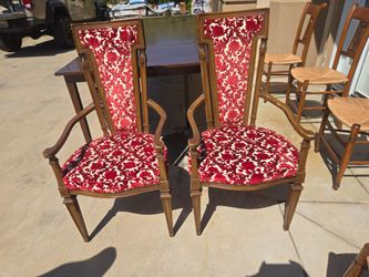 Vintage chairs both $275