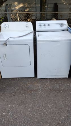 Washer and dryer