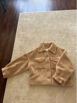 American Eagle Women’s Faux Fur Teddy Coat Size Large