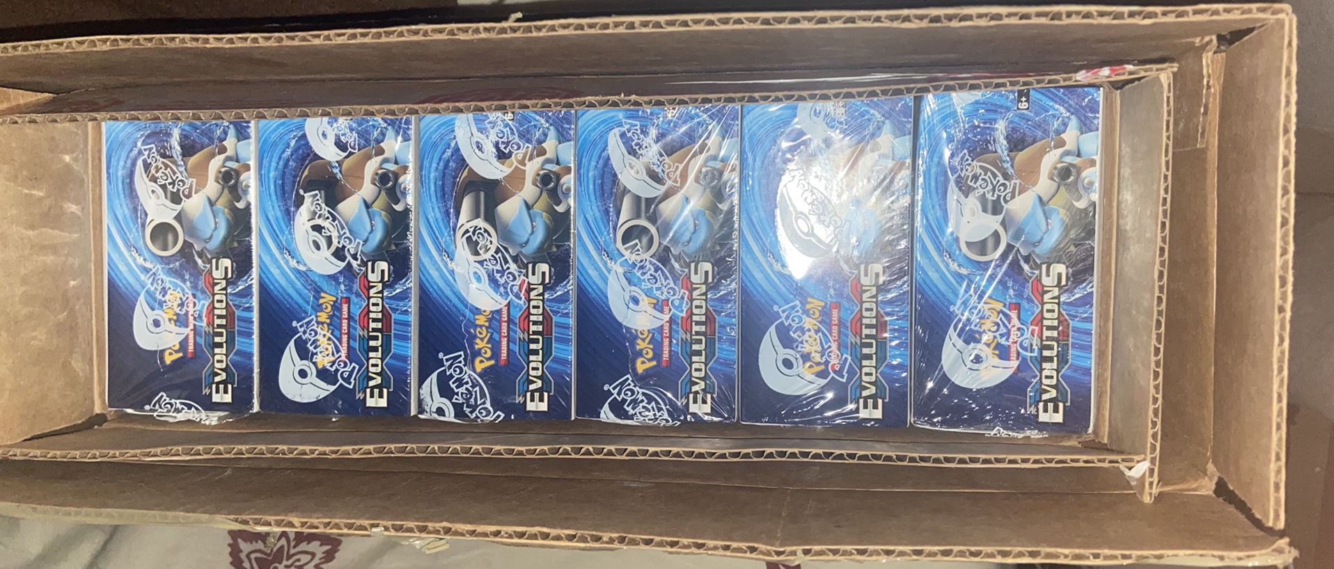 Pokemon XY Evolutions Booster Box (OPEN) Case Sealed (6 booster boxes)