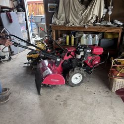 Honda Commercial Rototiller Self Propelled
