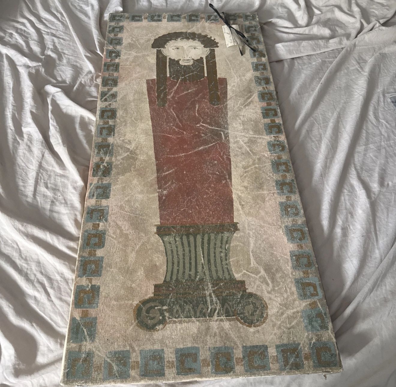 Bust Pompeii, Fayum mummy portrait Vintage Panting. Fal-ak 163603