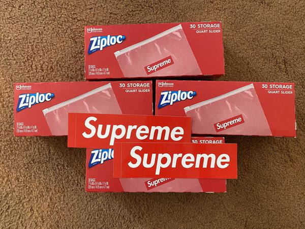 Supreme Ziploc bags brand new IN HAND for Sale in Hacienda Heights, CA - OfferUp