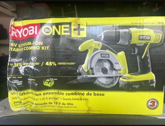 RYOBI 18V LITHIUM-ION STARTER KIT