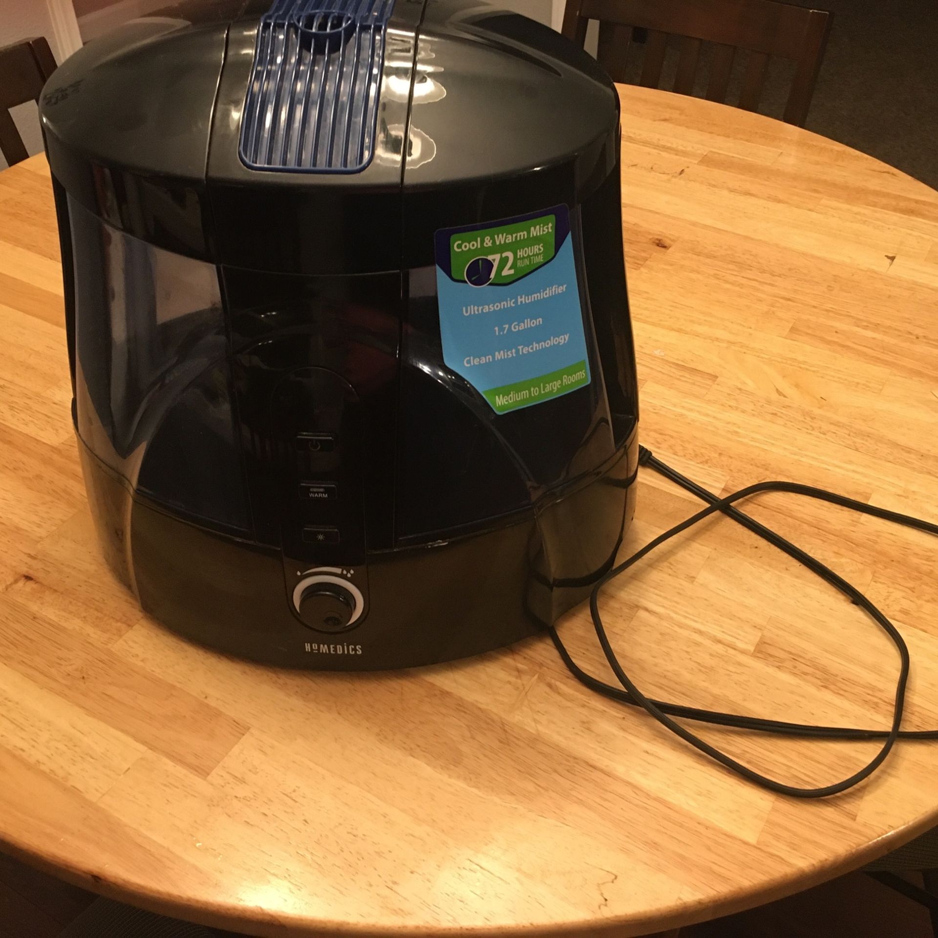 Humidifier 72 hours for big room