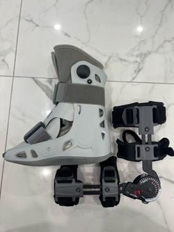 Adjustable Knee Brace + Walking Boot Medium