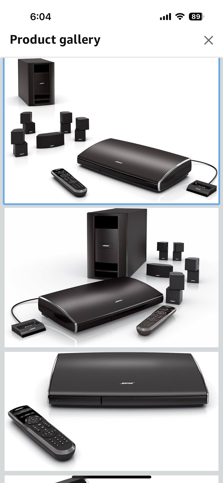 Bose® Lifestyle® V35 Home Entertainment System-Black