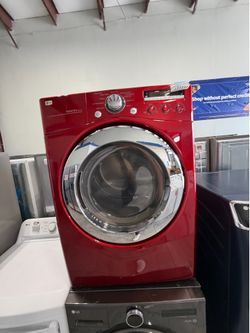 Lg electric dryer red