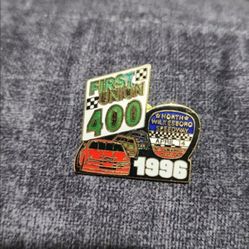 NASCAR Winston Cup Race Day Pin First Union 400 Wilkesboro April 14 1996 4/14/96