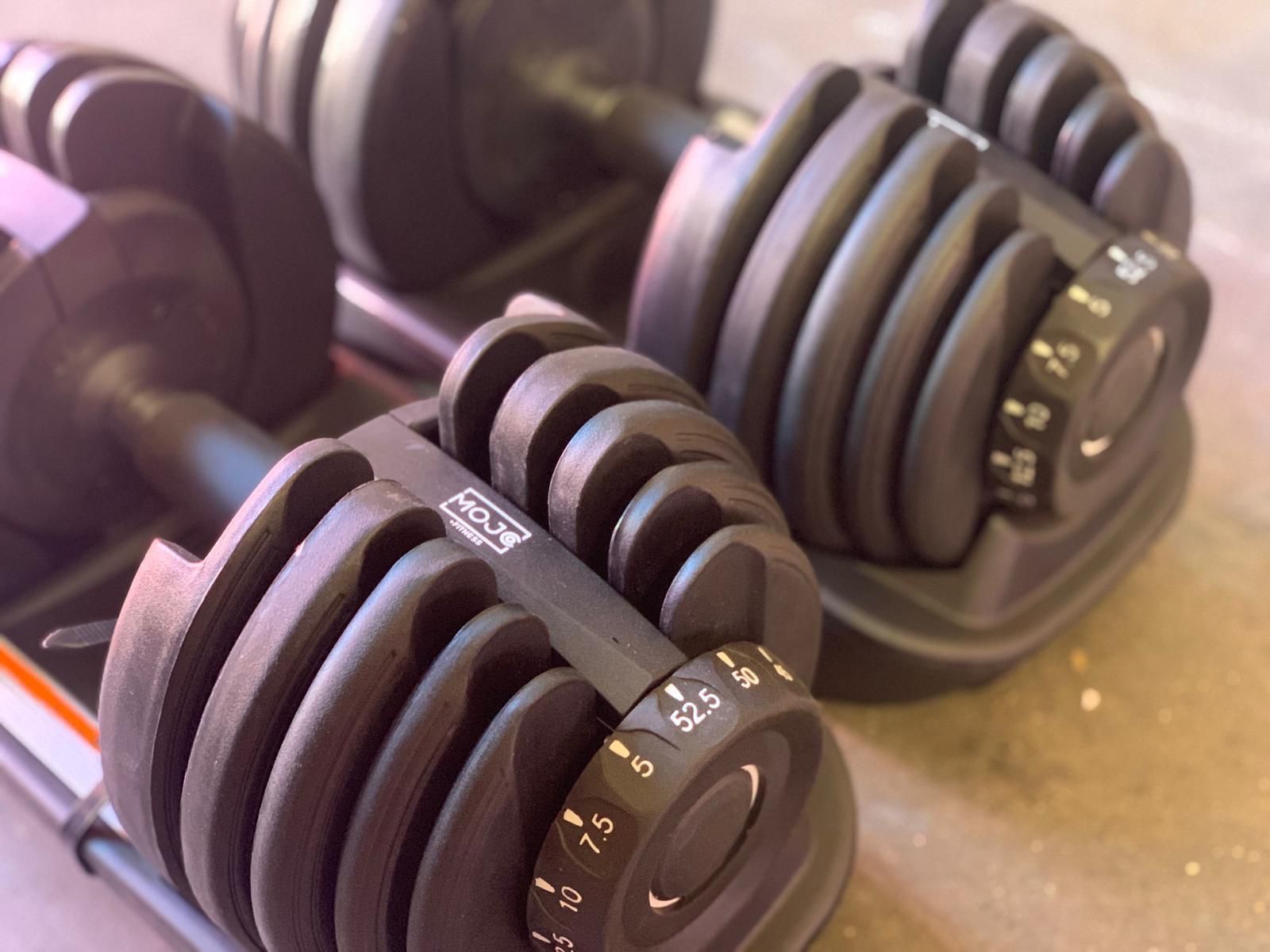 Mojco Blowflex Adjustable Style Dumbbells (set Of 2) Brand New In Box