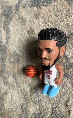 NBA Ballerz Donovan Mitchell Action Figure with basketball 