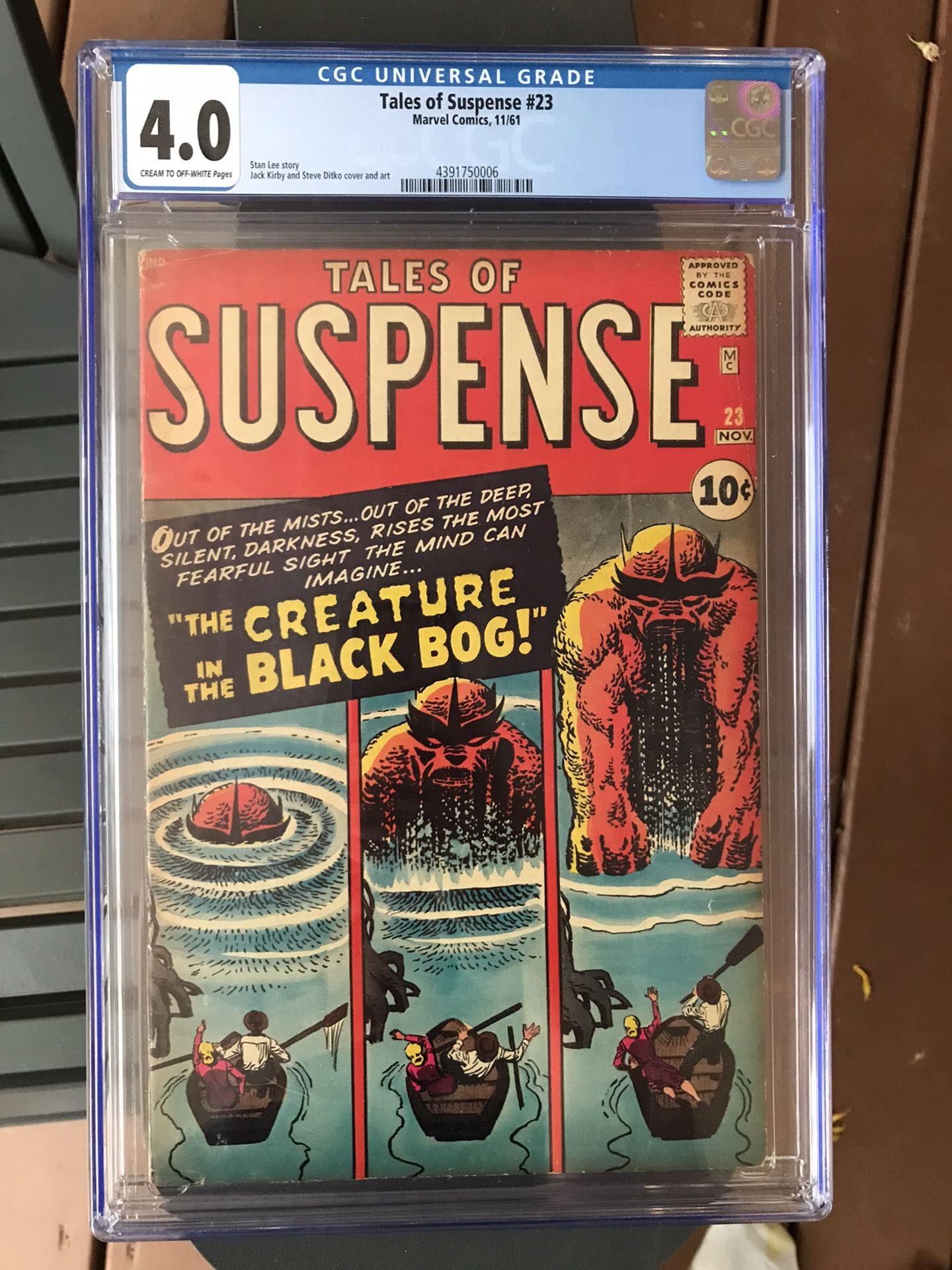 Tales Of Suspense #23 (1961) CGC 4.0 — Stan Lee, Jack Kirby, & Steve Ditko Horror