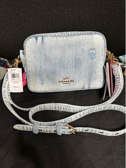 Coach Carey Crossbody Loved Denim