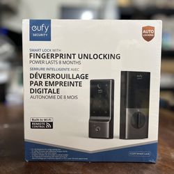 eufy Security Smart Lock C220, Fingerprint Keyless Entry Door Lock, Built-in Wi-Fi, App Remote Control, Front Door Smart Lock Deadbolt, 8Months Batter