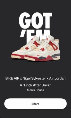 Jordan 4 Brick After Brick
