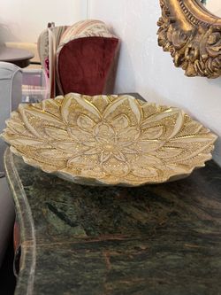 Decorative Gold Plate