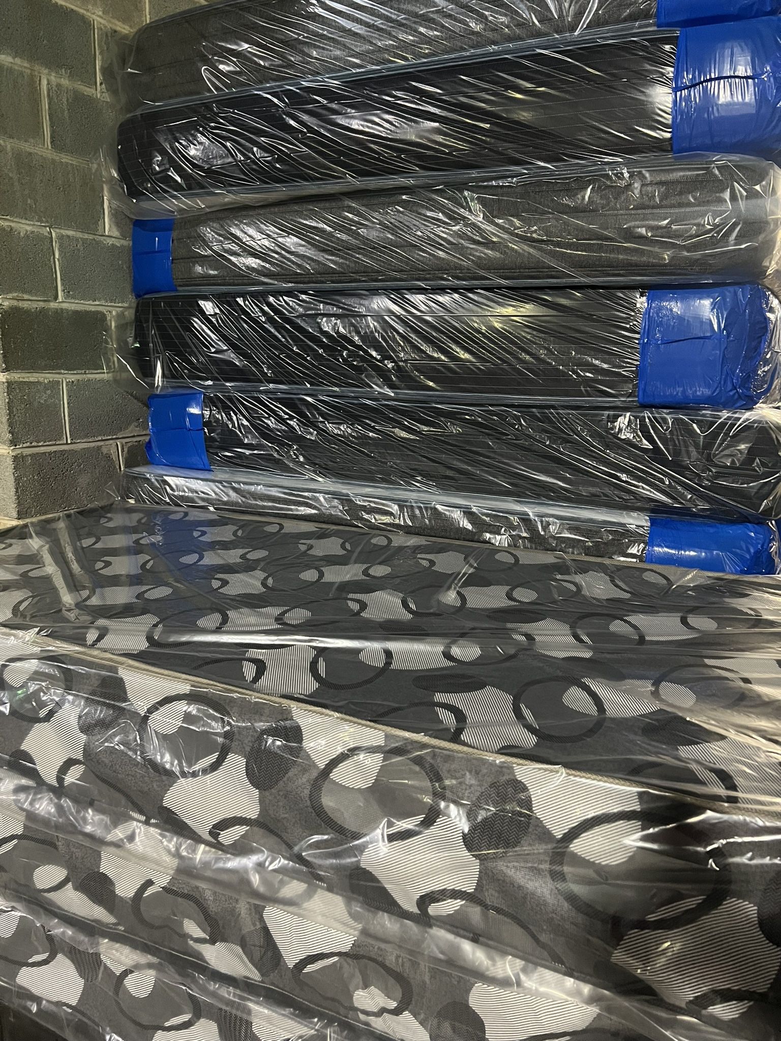 $99 New Standard Mattress Sets. Twin, Full Or Queen. Free Boxspring Included