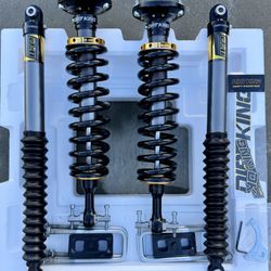 Dirt King 2.0 IFP Front Coilovers and 2.0 IFP Smooth Body Rear Shocks