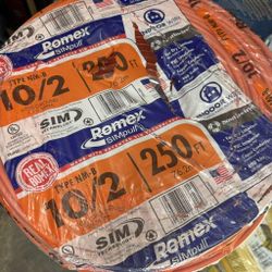 New Romex wire 10/2 250ft