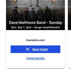 Dave Matthews Band Tickets