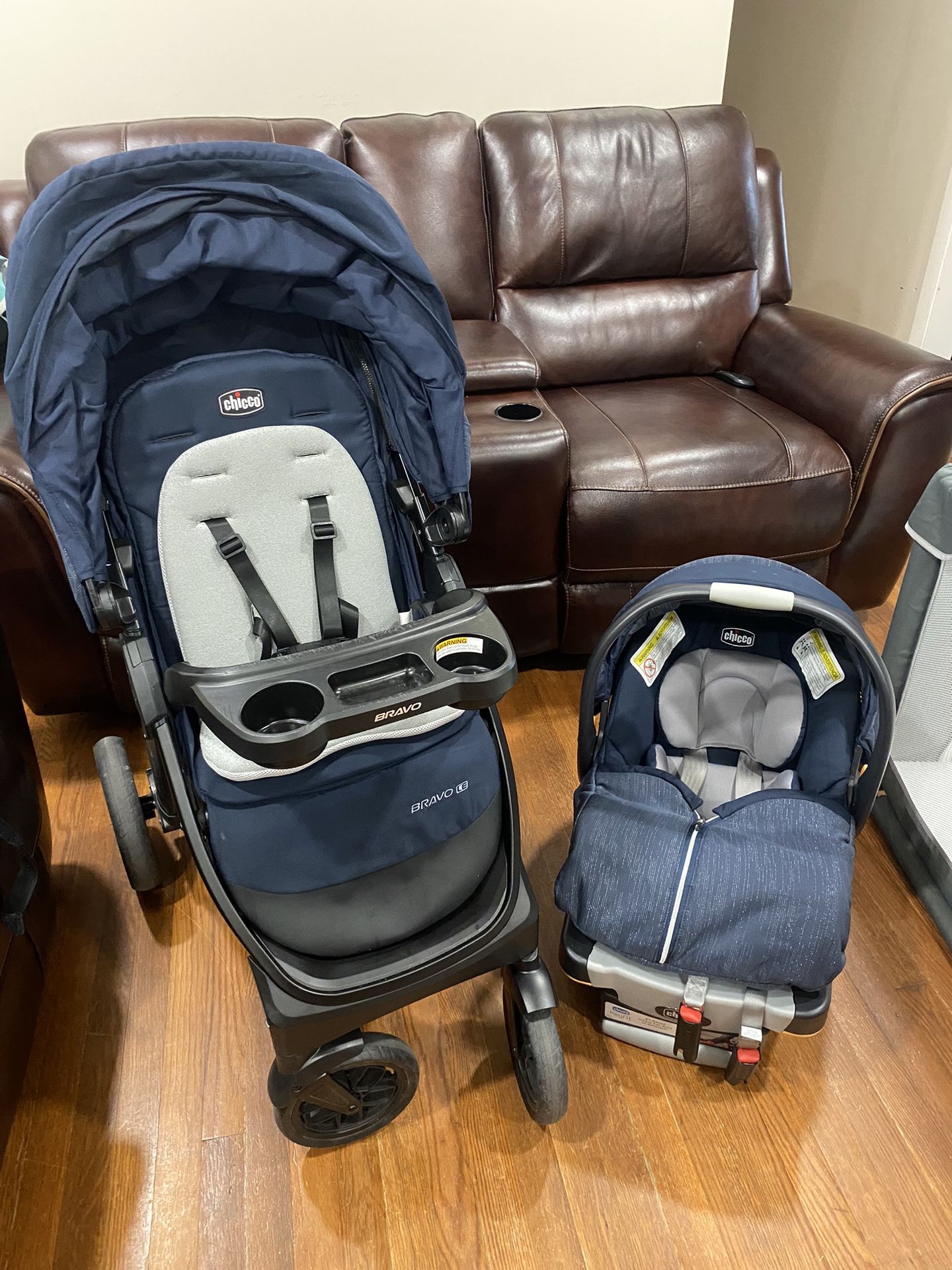 Stroller & Car Seat (Chicco Travel System)