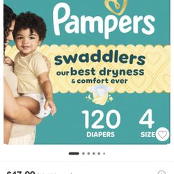 Pampers Size 4 (120 Count)