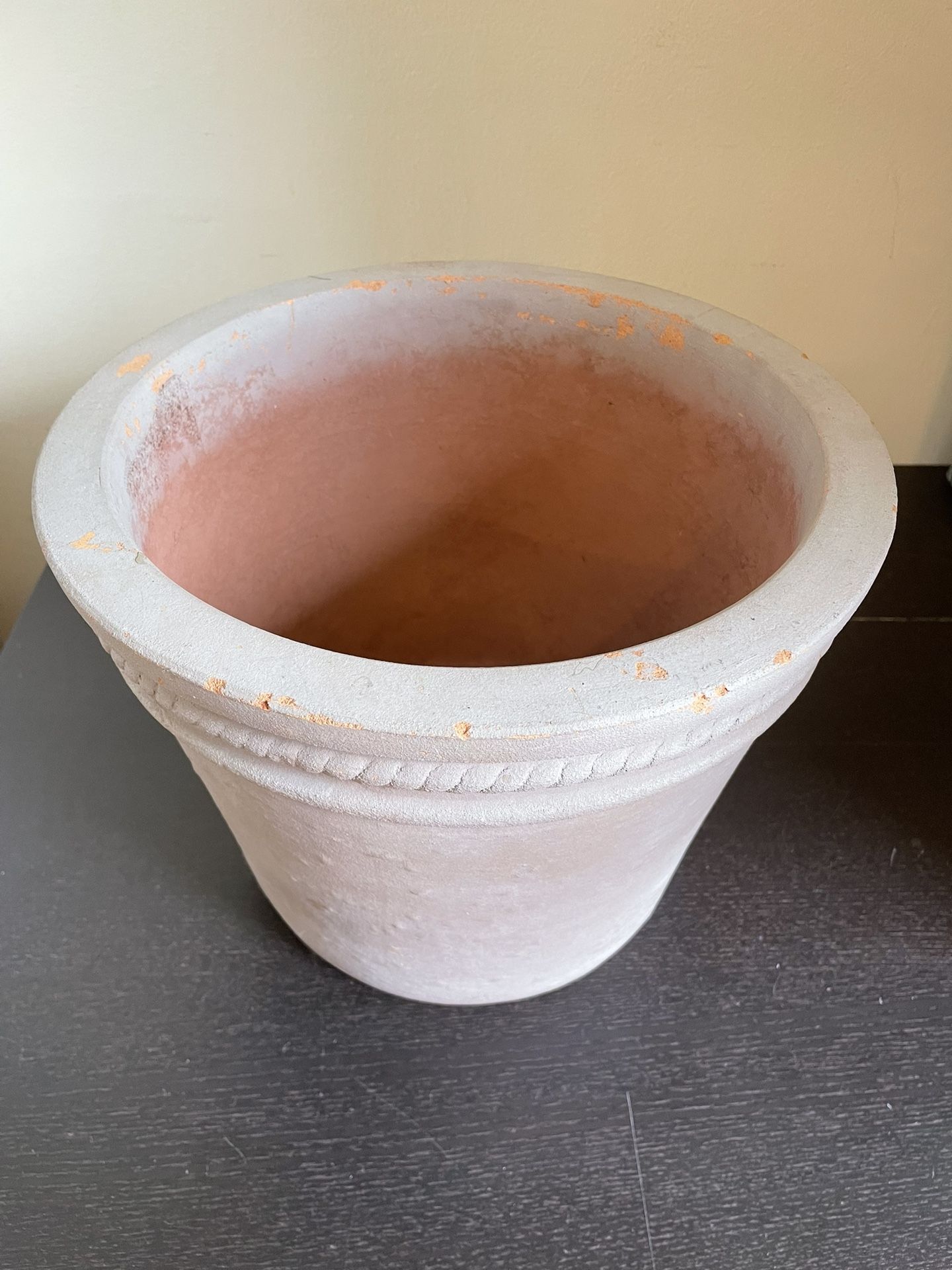 Flower Pot Brown Large