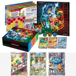 Pokemon Scarlet and Violet Special Deck Set Japanese Charizard Blastoise Venusaur 