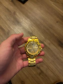 Geneva Gold-Tone Men's Watch