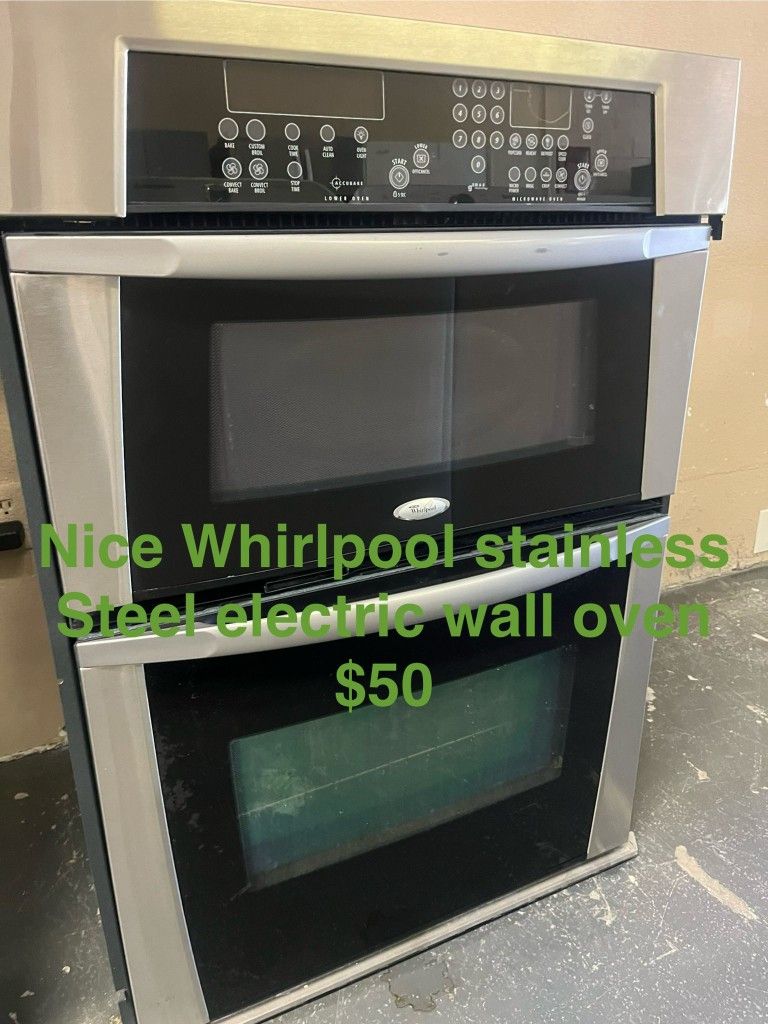 Nice Whirlpool Stainless Steel Oven Wall