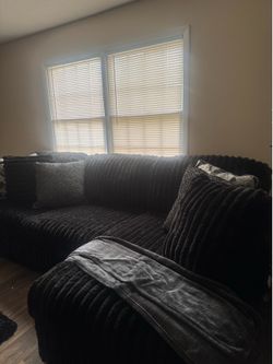 Fluffy couch