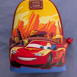 Lightning McQueen Loungefly Radiator Springs backpack RARE