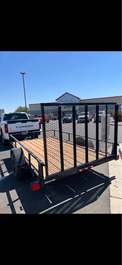6 x 11 Carry-On smart-fold utility trailer