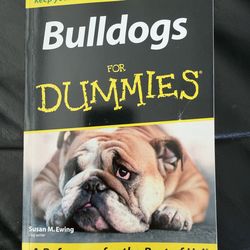 Bulldogs For Dummies Book – Paperback – Dog Care Guide