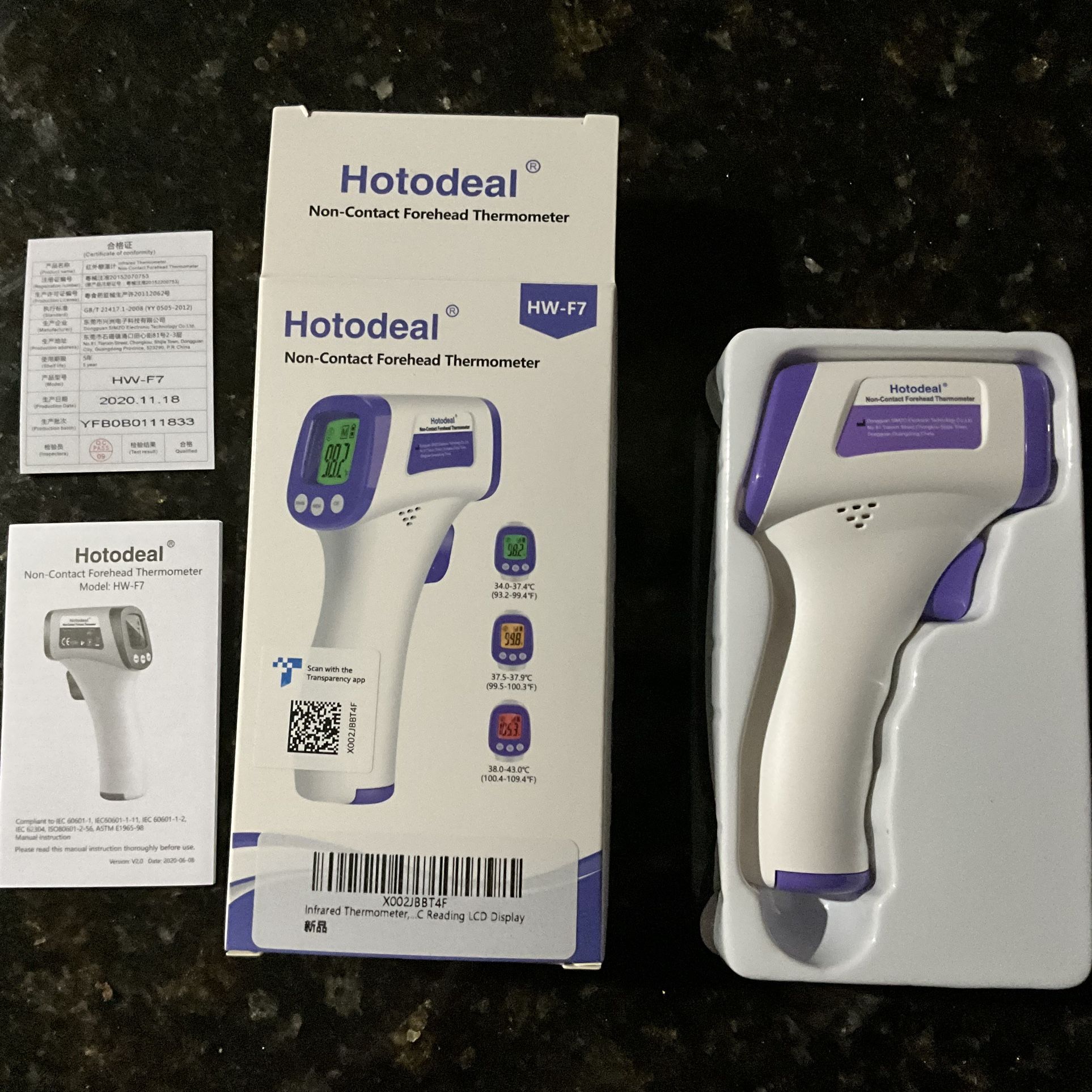 Thermometer Infrared Forehead