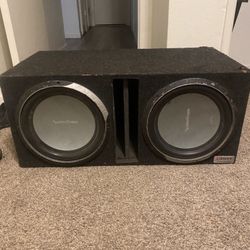 Rockford Fosgate 12s Speakers