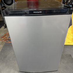 Frigidaire Mini Fridge w/ Freezer – Stainless & Stylish!