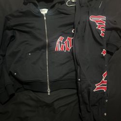 Godspeed Sweatsuit Black and Red size S