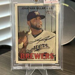 2016 Topps Jonathan Villar #582 Brewers Baseball Card