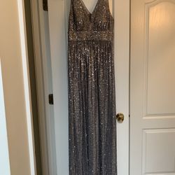 Sequin Prom Dress Size 8