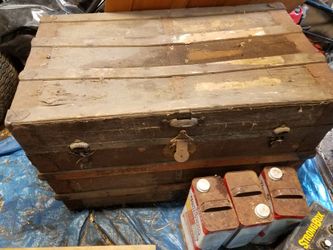 Old steamer trunk