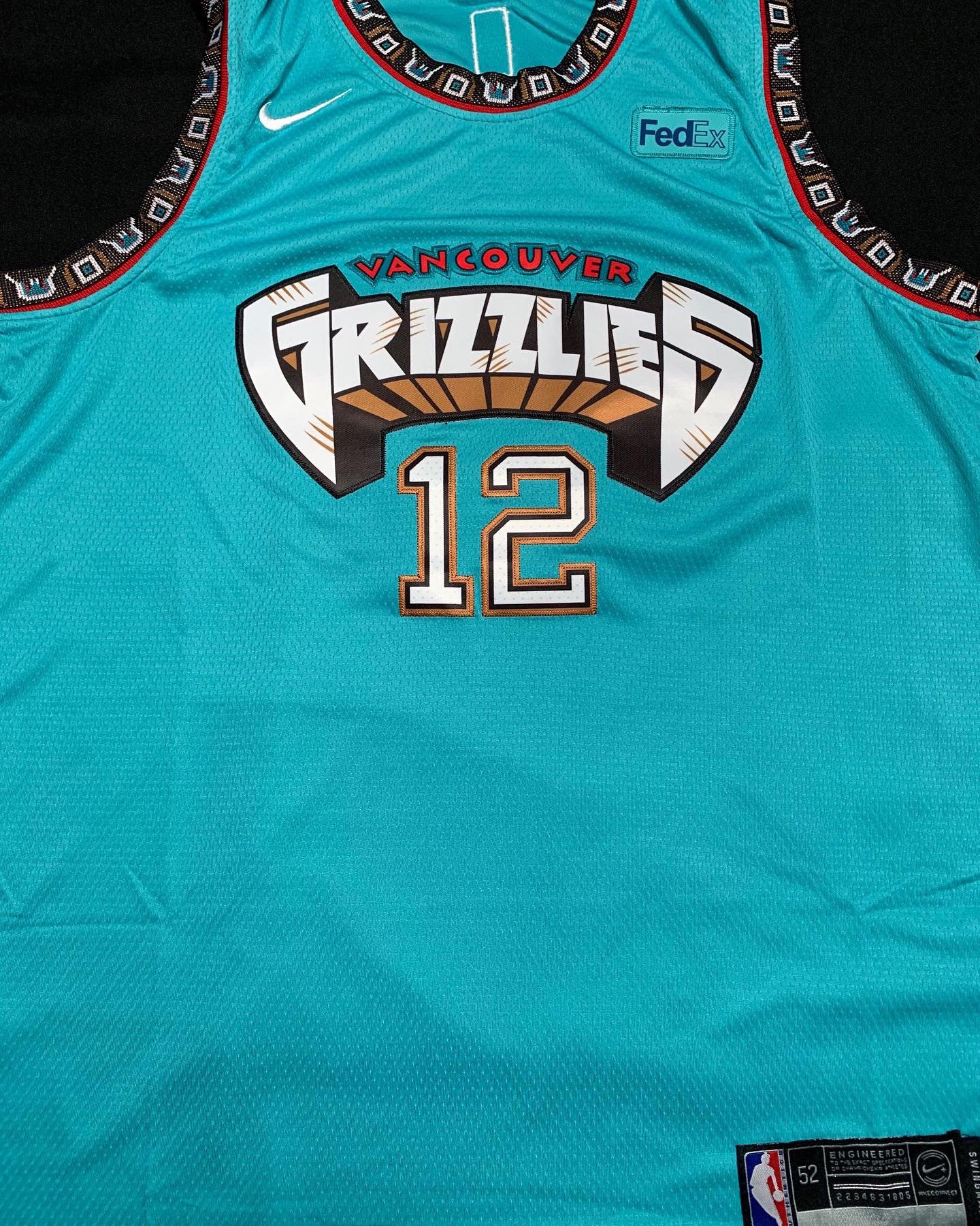 New Stitched Never Worn Memphis Grizzles Ja morant Jersey Size