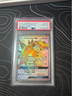 2019 Hidden Fates English Turtonator GX #SV52