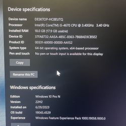 HP Computer intel Core i5