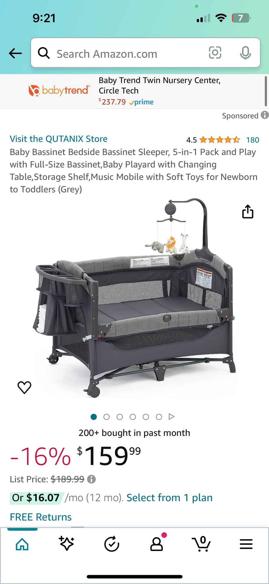 Qutanix Portable Baby Playard 