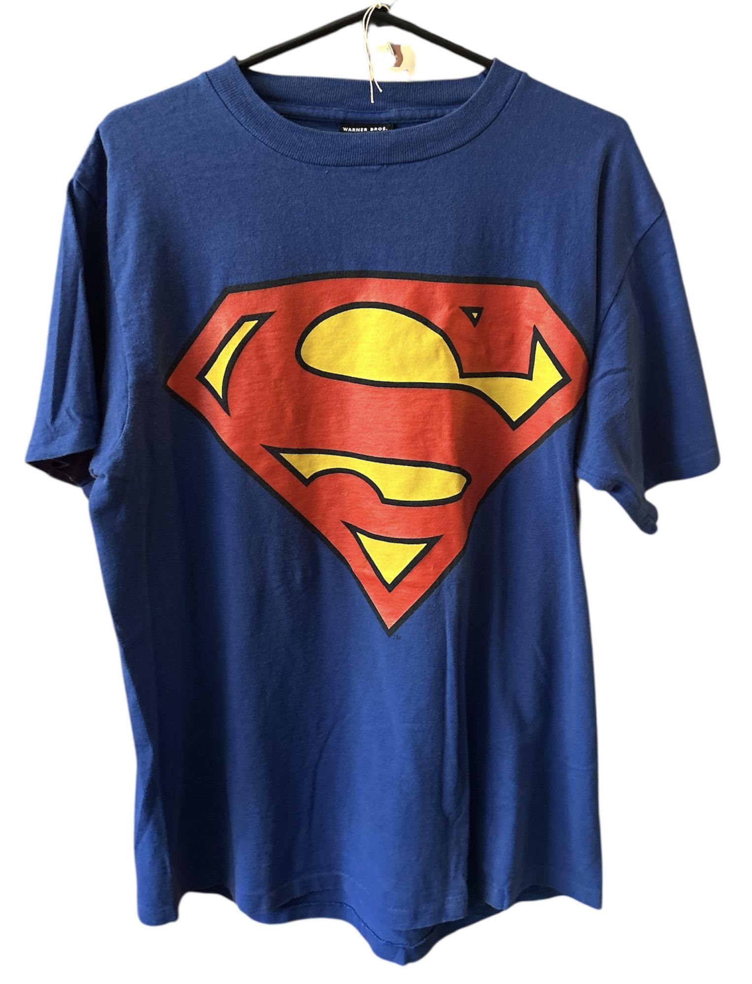 Vintage Warner Bros. X DC Comics 2000 Mens Large Blue SupermanT-Shirt