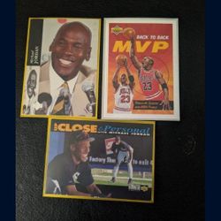 Michael Jordan Baseball Cards And Football