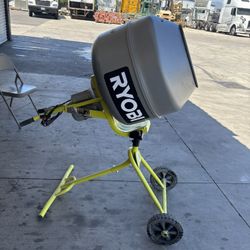 RYOBI 5.0 cu. ft. Portable Concrete Mixer